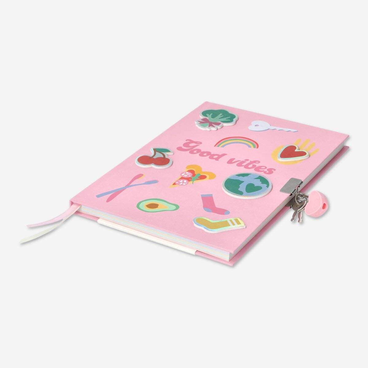 Journal,diary With Lock, With Pen Holder And Card Storage, Suitable