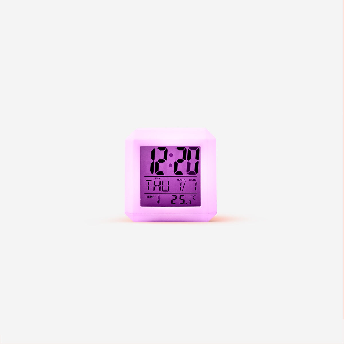 Color-Changing Digital Alarm Clock – 8cm | Home Gadget | Flying Tiger ...