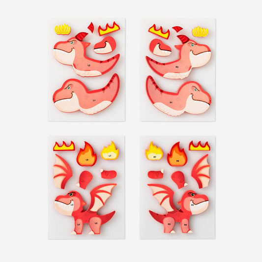 DIY sticker dragon