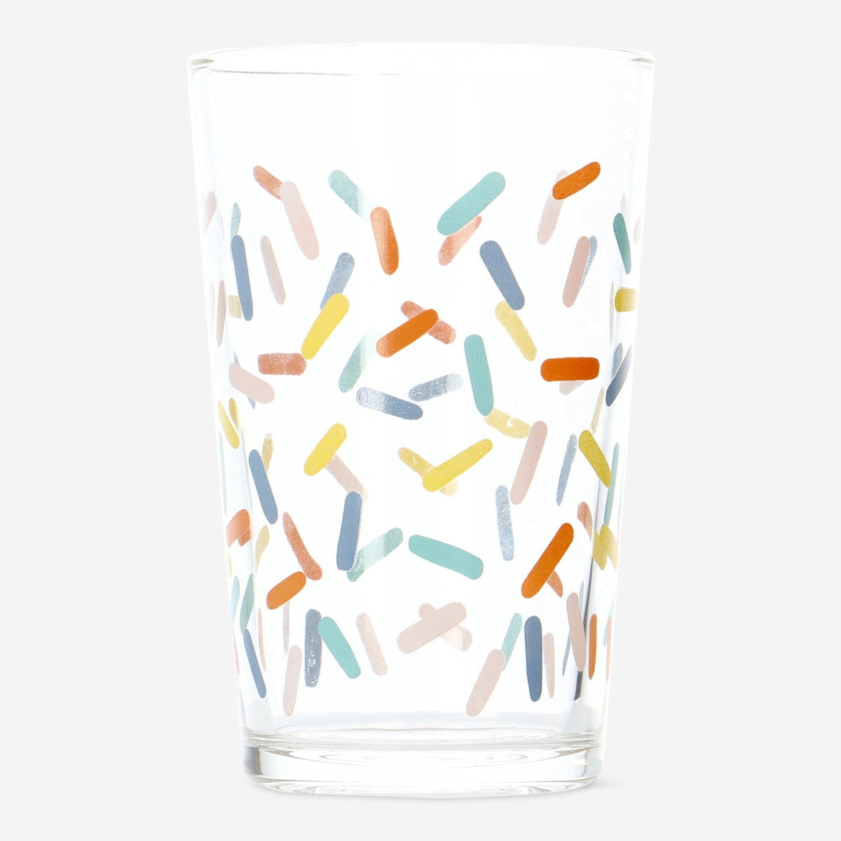 Flying Tiger Copenhagen - Bicchiere di vetro con cannuccia, 2€