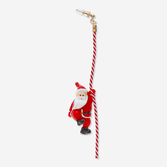 Santa on a rope earring