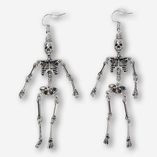 Pendientes de esqueletos Halloween