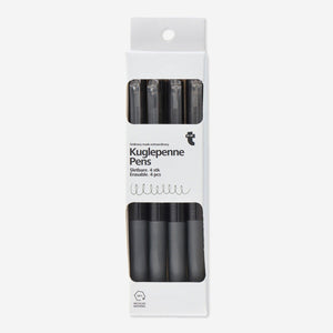 Erasable pens. 4 pcs Office Flying Tiger Copenhagen 