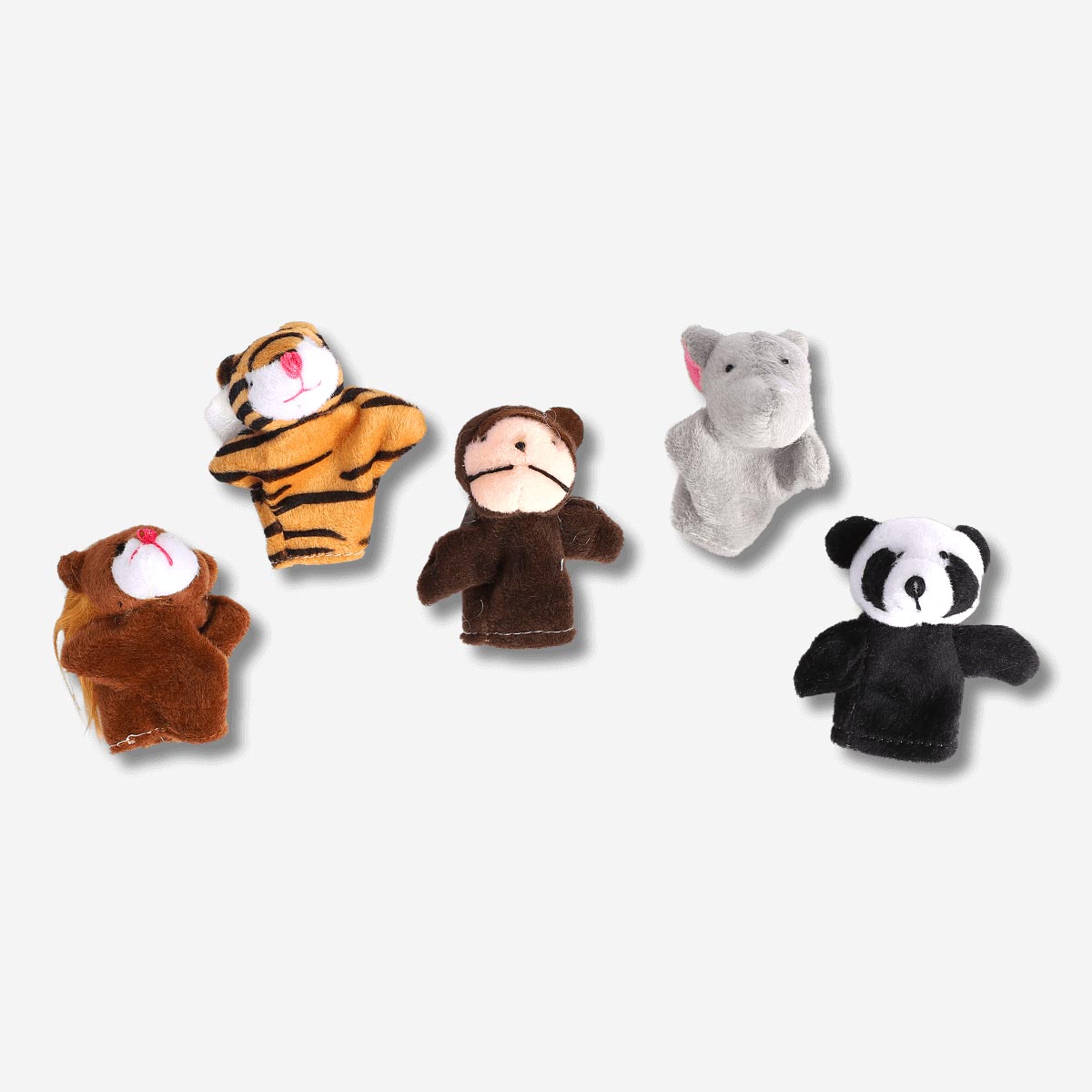 Fantoches de Dedo de Animais da Selva