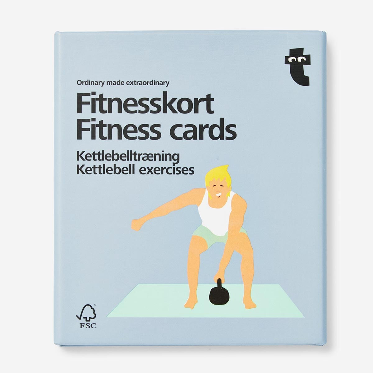 Fitness cards. Kettlebell exercises Leisure Flying Tiger Copenhagen 