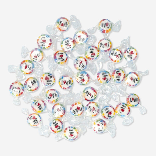 Boiled sweets. Strawberry