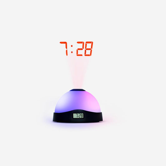 Alarm clock with projector