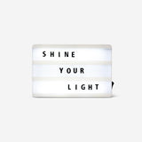 Light box letters. A6 Gadget Flying Tiger Copenhagen 