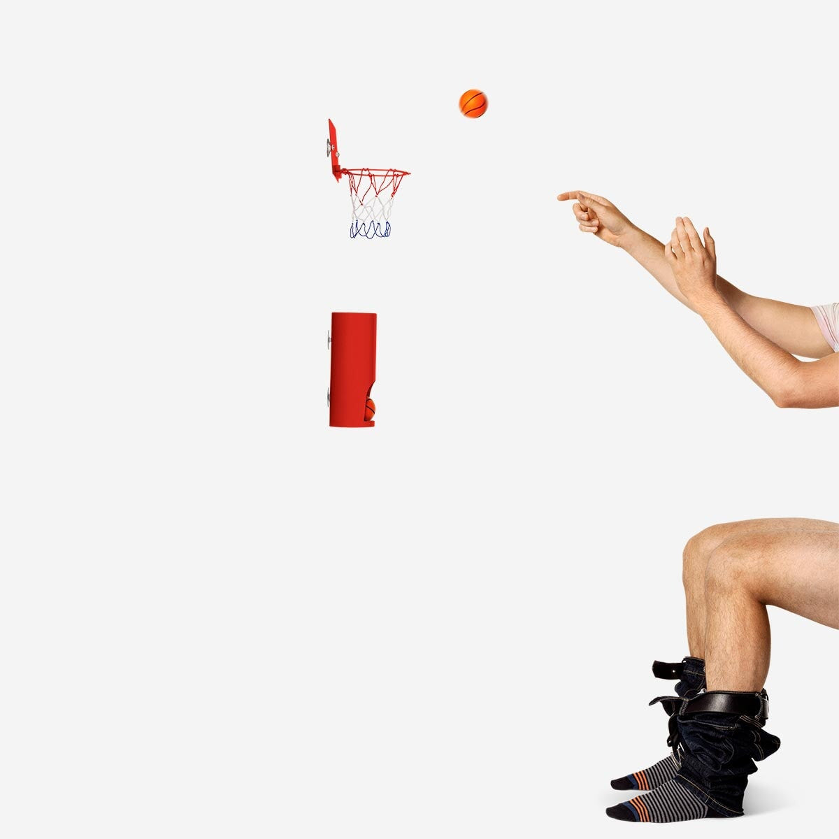 Toilet basketball set Gadget Flying Tiger Copenhagen 