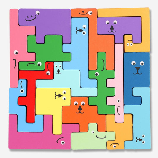 Wooden Jigsaw Puzzle - 19 pcs