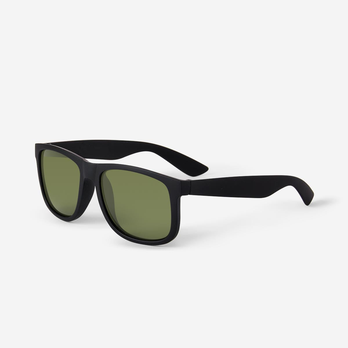 Flying Tiger Copenhagen sunglasses with black frames and tinted lenses, stylish glasses for sun protection and fashion.