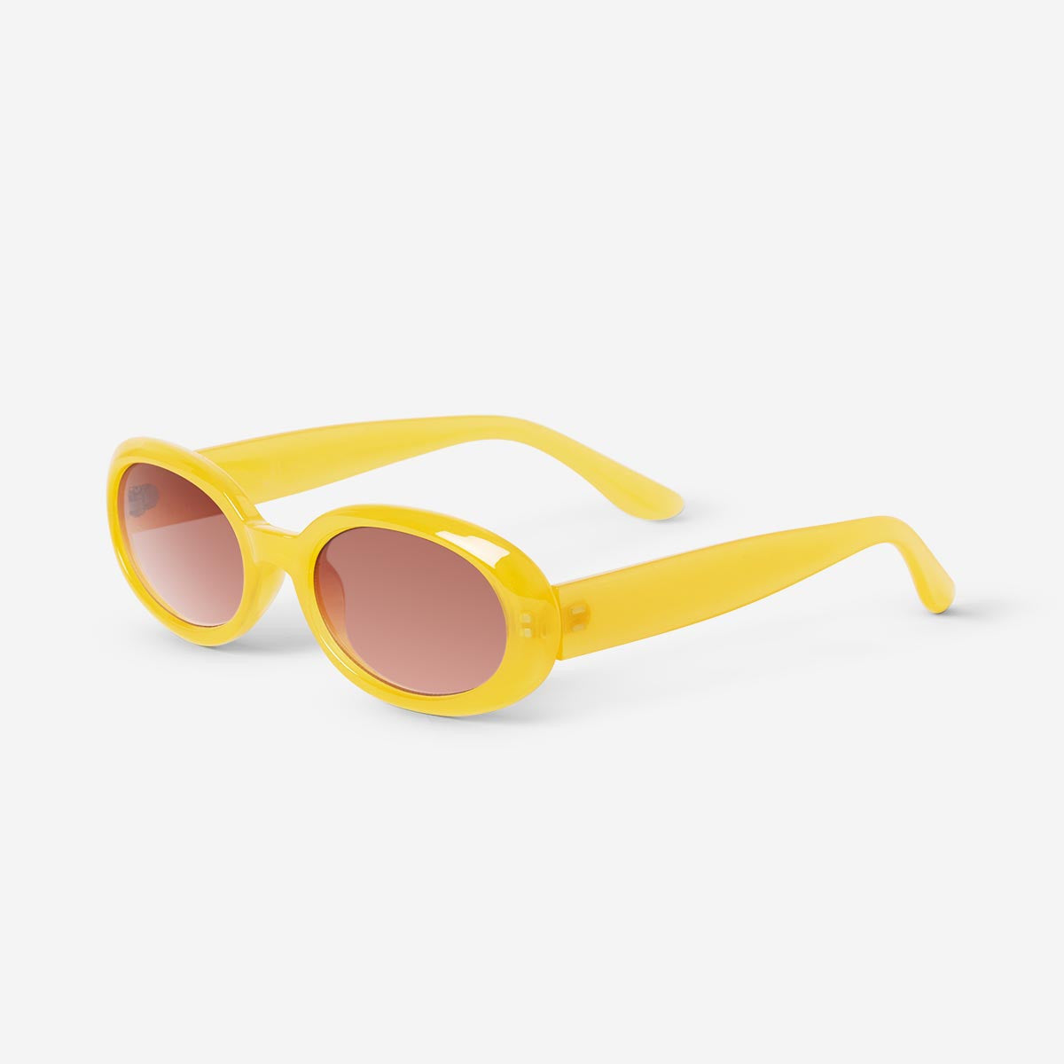 Flying Tiger Copenhagen sunglasses with stylish black frames and tinted lenses, displayed on a neutral background.