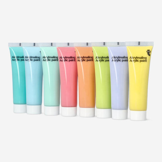 Acrylverf. 8 stuks
