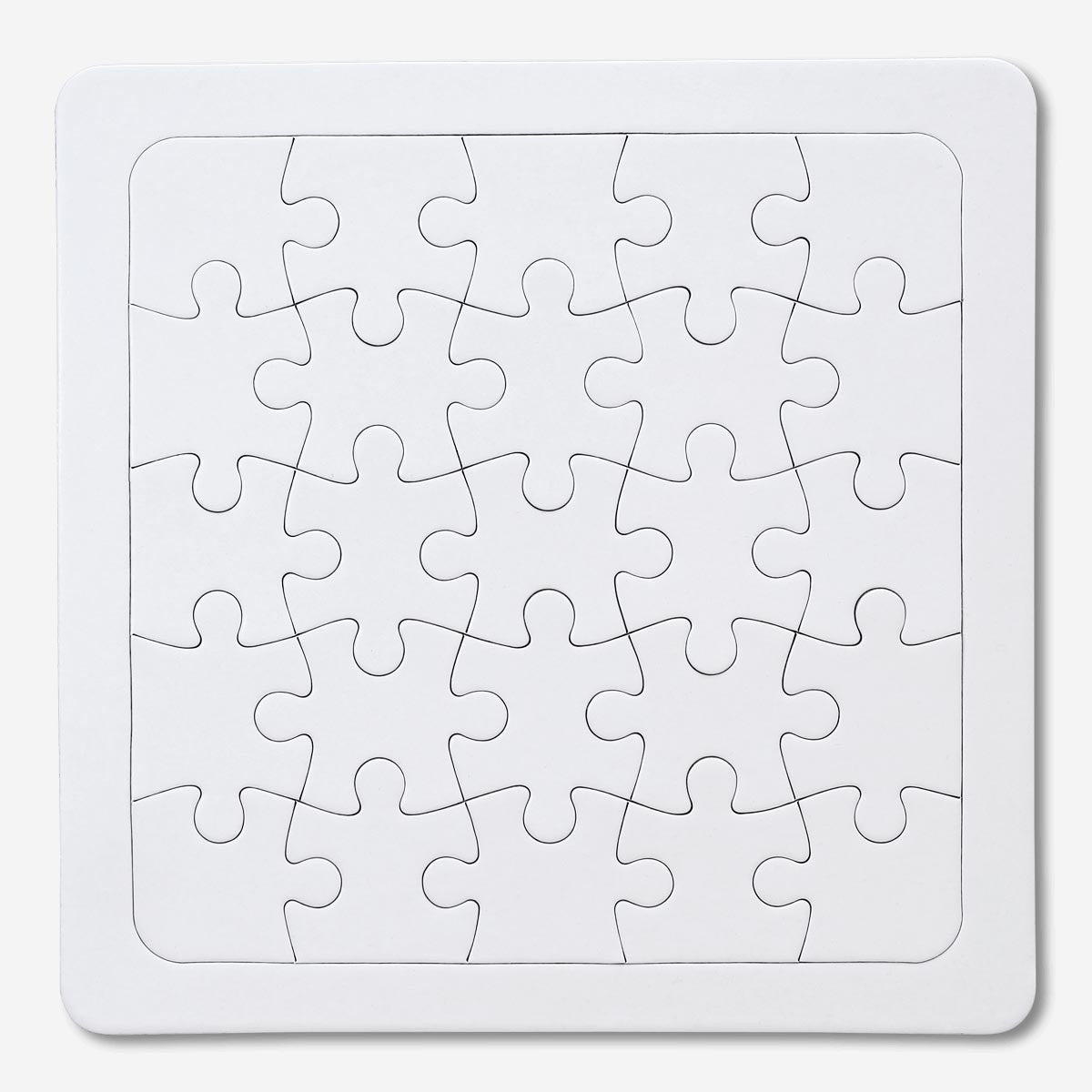 Flying Tiger Copenhagen 25-piece DIY puzzle for hobby enthusiasts, featuring colorful puzzle pieces on the box.