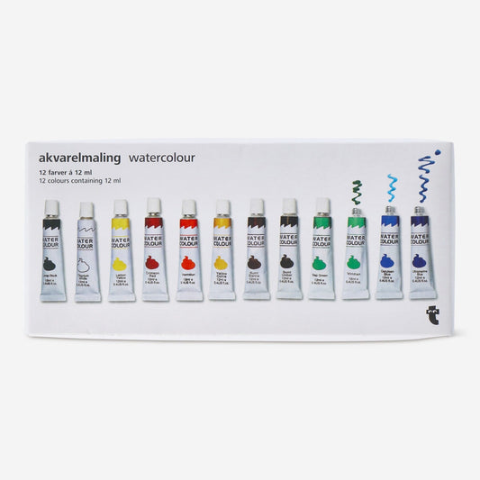 Watercolour Paints - 12 pcs