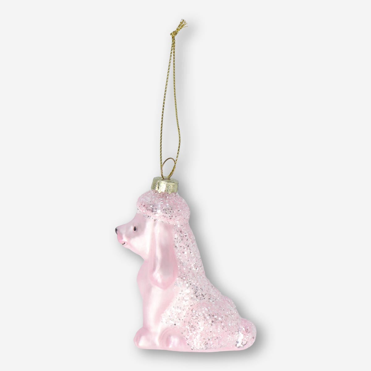 Flying Tiger Copenhagen Christmas bauble featuring a cute poodle design, ideal for festive home holiday decor.
