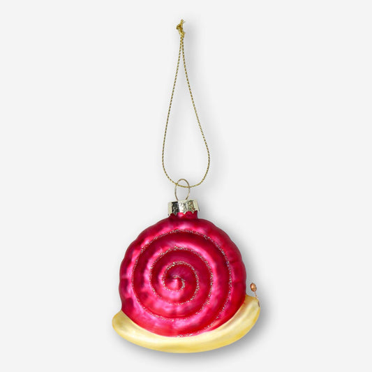 Christmas bauble. Snail