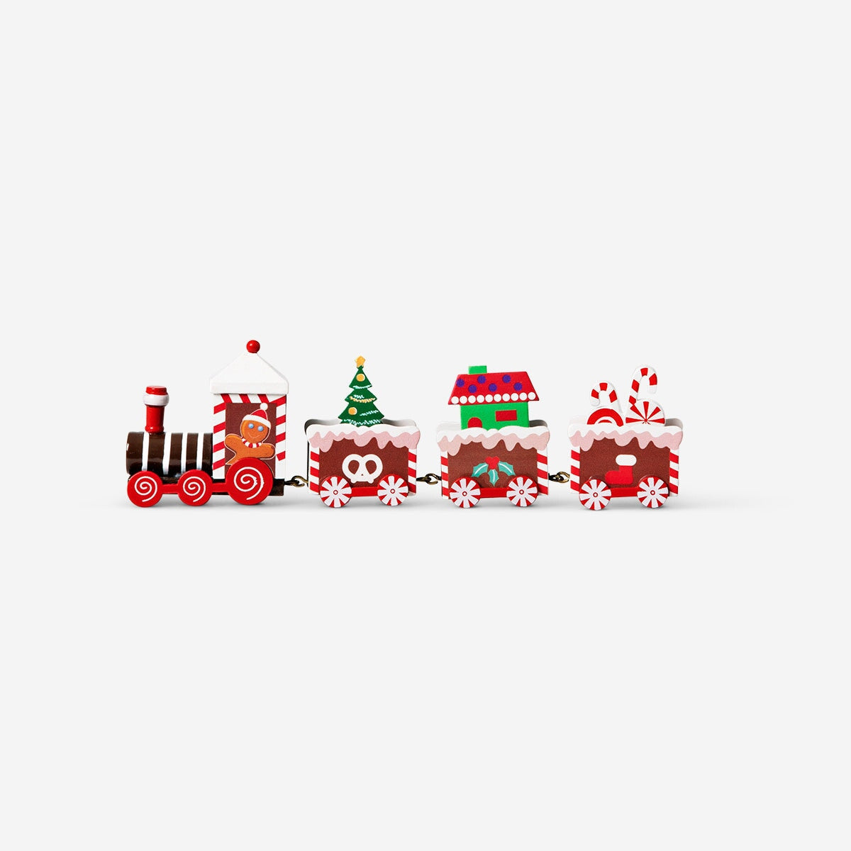 Gingerbread Train Set – Festive Christmas Decor | Holiday Charm ...