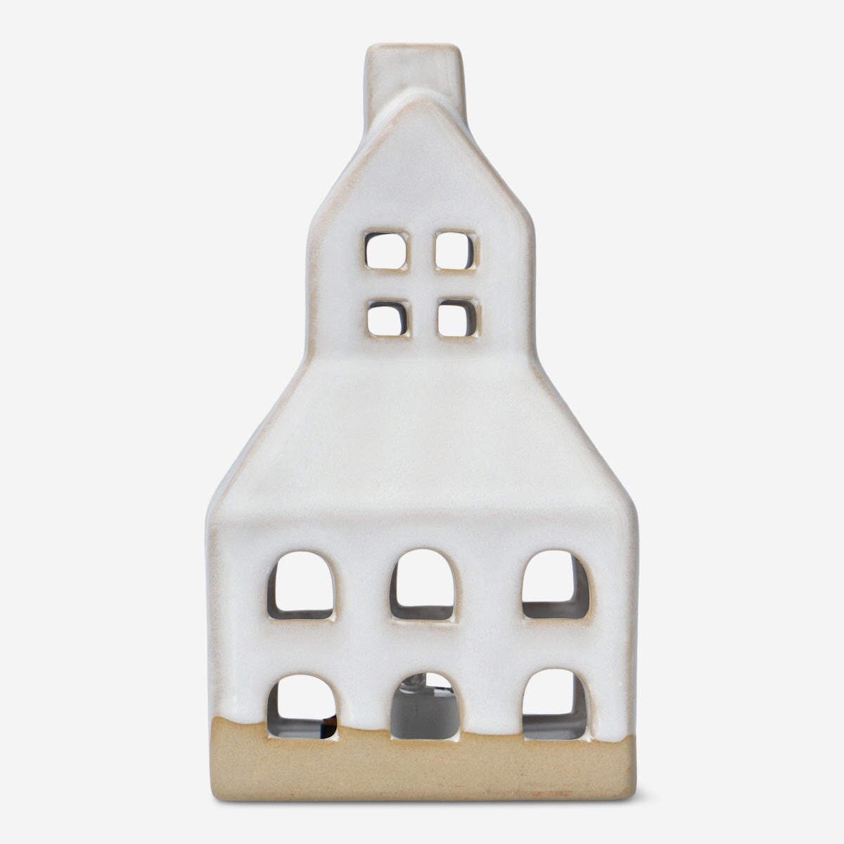 Flying Tiger Copenhagen glowing church home decor with illuminated church figure for cozy, decorative lighting.