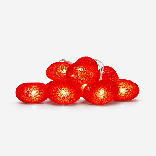 Heart string lights. 285 cm