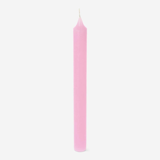 Pink Dinner Candle - 24 cm