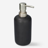 Flying Tiger Copenhagen home soap dispenser with sleek white design and pump for liquid soap or sanitizer.