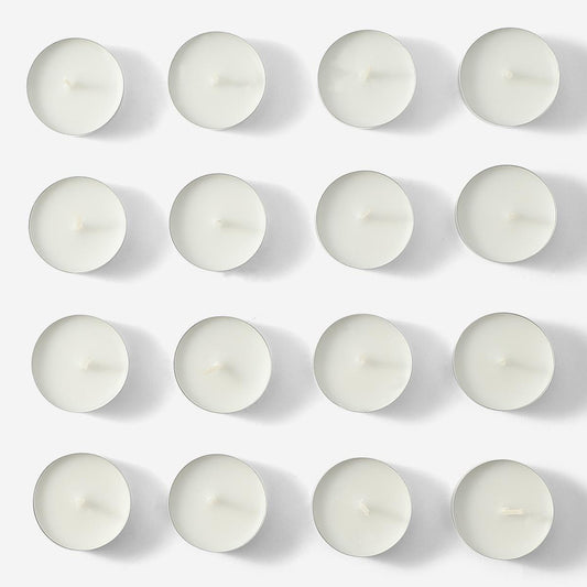 White Tealights - 30 pcs