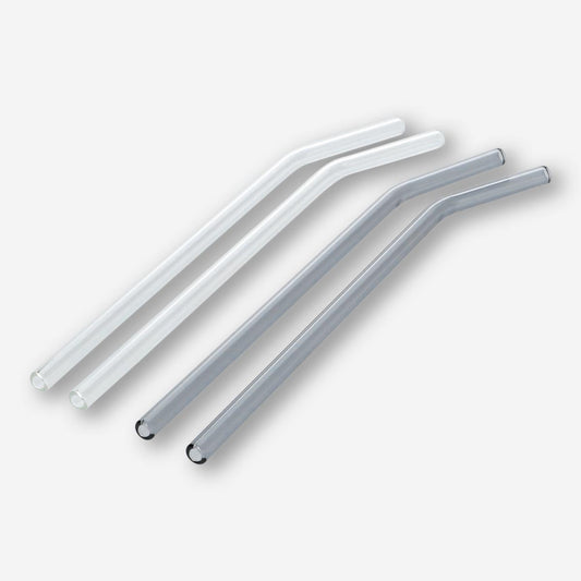Glass straws - 4 pcs
