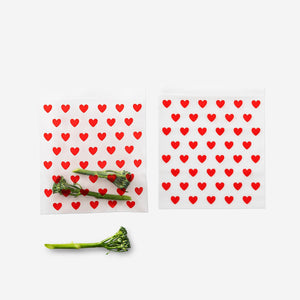 Set of 20 Flying Tiger Copenhagen grip seal bags for kitchen storage, featuring secure sealing and clear design.