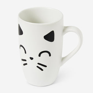 Flying Tiger Copenhagen 330 ml ceramic kitchen mug with colorful design and handle, perfect for hot beverages.