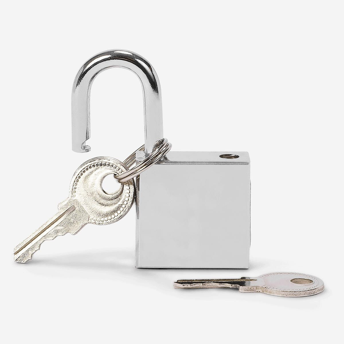 Silver Padlock with Keys 4.3 cm – Compact Security Solution