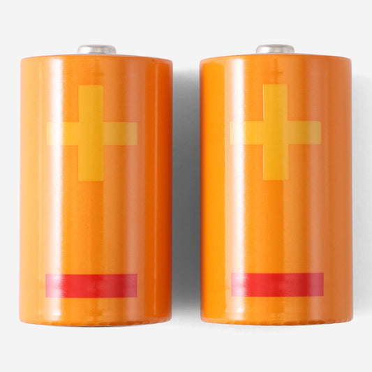 Batterier D/LR20 - 2 stk.