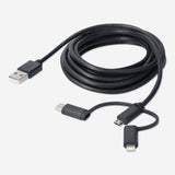 Charging cable. For USB-C, Micro USB and lightning Media Flying Tiger Copenhagen 