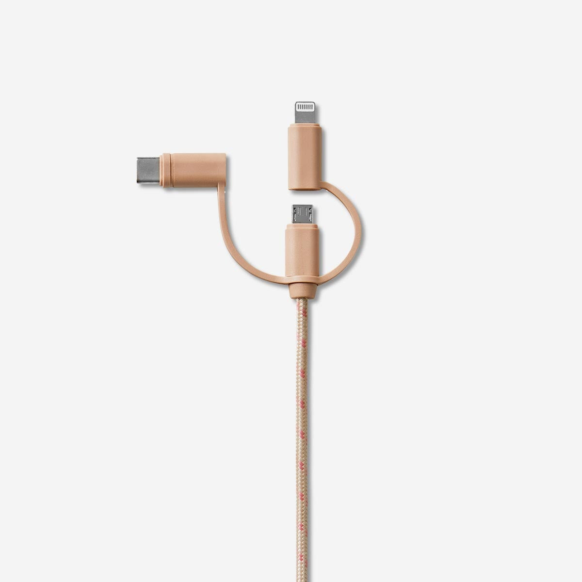 Charging cable. For USB-C, Micro USB and lightning Media Flying Tiger Copenhagen 