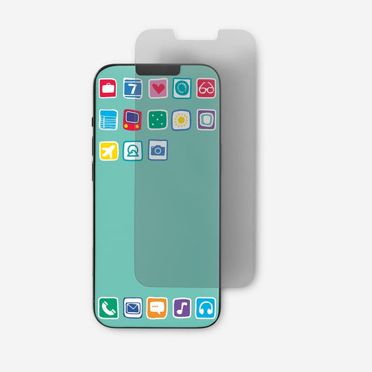 Screen protector with privacy filter. Fits iPhone 13