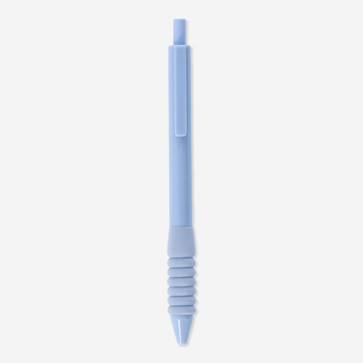 Set of 8 Flying Tiger Copenhagen office ballpoint pens with colorful ink barrels and black tips, perfect for everyday writing.