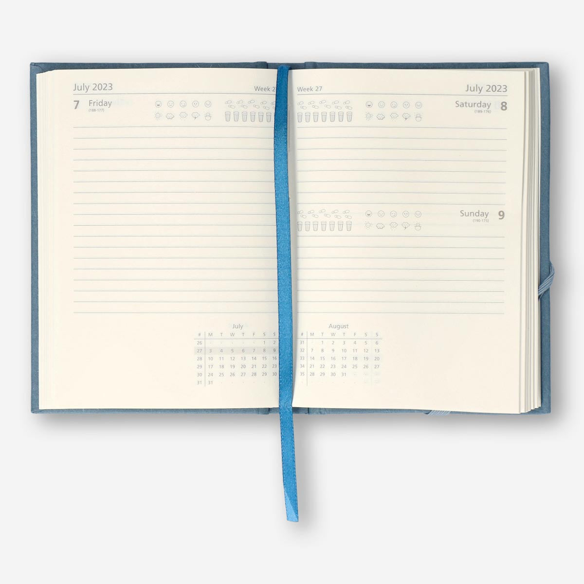 Flying Tiger Copenhagen office daily calendar in A6 size, featuring a compact design with daily date pages for organization.