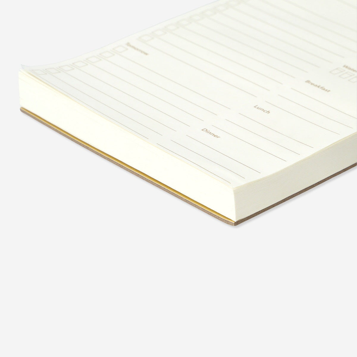 A5 Daily Planner for Dad with Wellbeing Tracker by Flying Tiger Copenhagen, featuring a sleek office design and organized pages.
