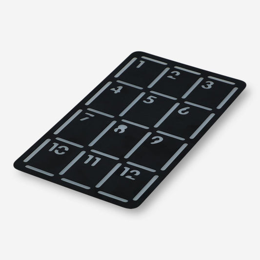 Drawing stencil. For bullet planner