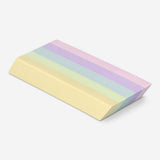 Office eraser by Flying Tiger Copenhagen, rectangular white rubber eraser for pencil marks, on a clean office desk.