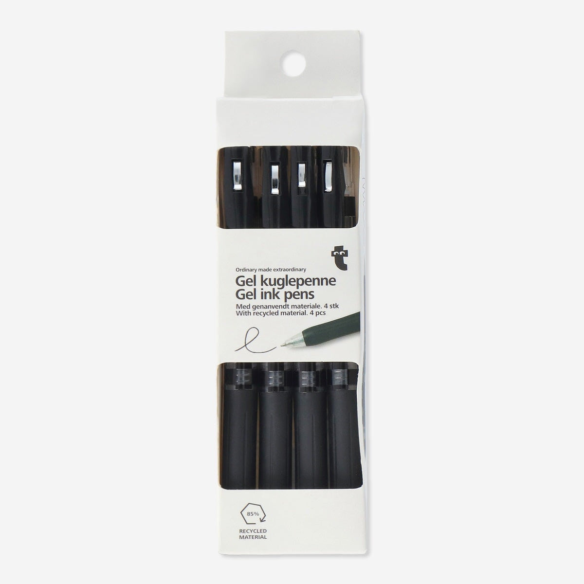 Gel ink pens. 4 pcs Office Flying Tiger Copenhagen 