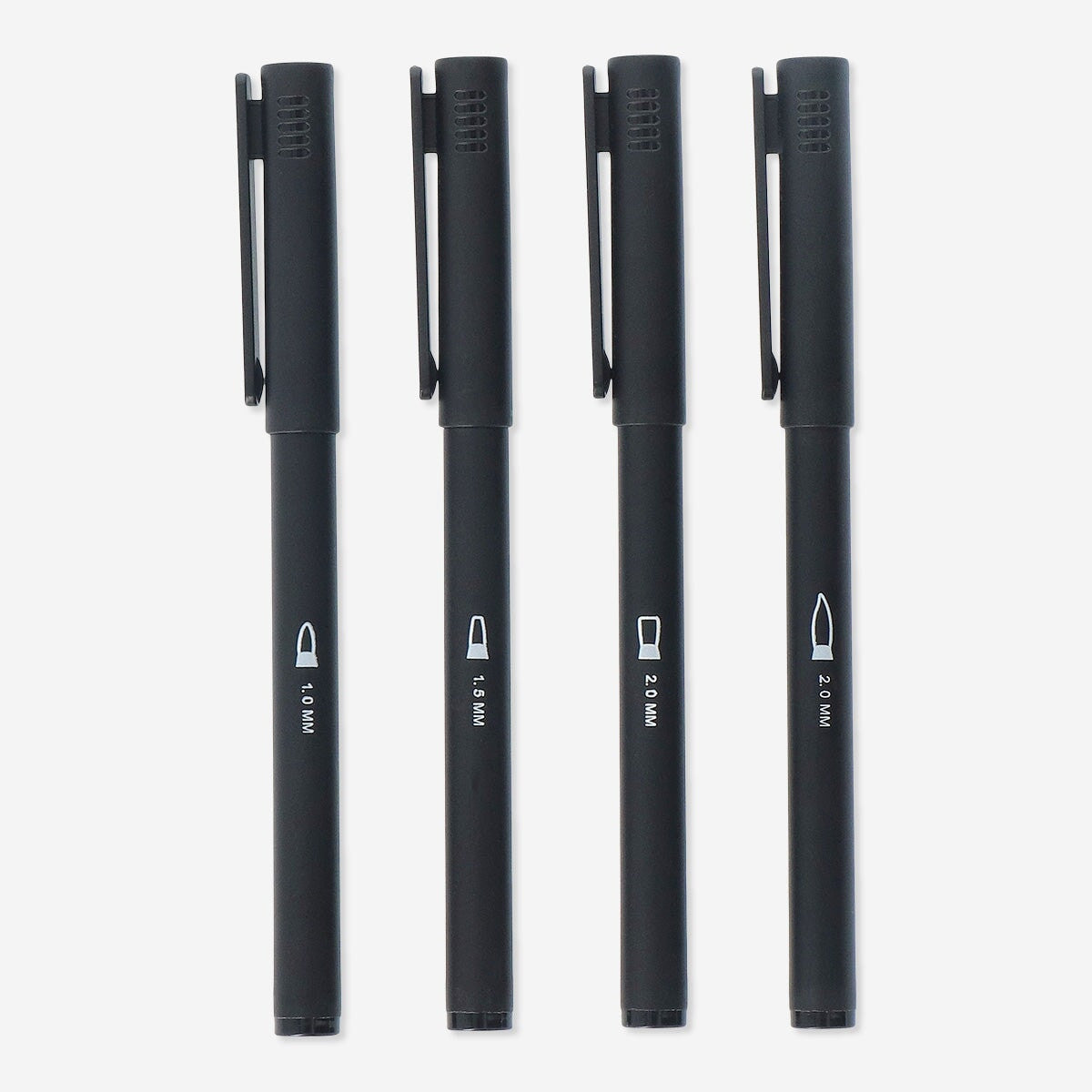 Markers for calligraphy. 4 pcs Office Flying Tiger Copenhagen 