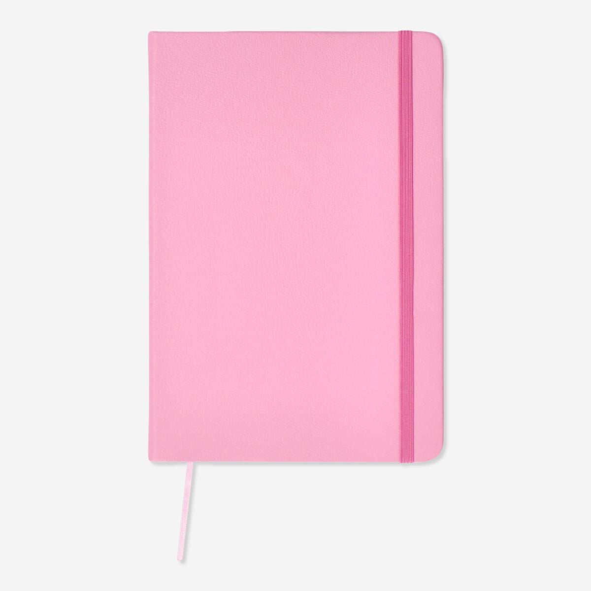 A5 office notebook by Flying Tiger Copenhagen with a simple cover, open pages showing lined paper for note-taking.
