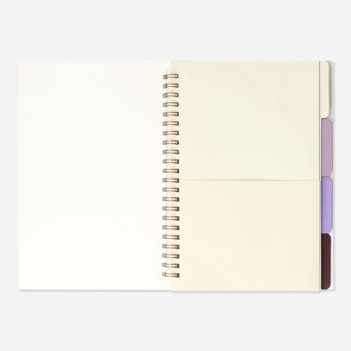 Carnet De Notes A5+ Quadrillé Avec Élastique Flying Flowers - 156 Pages Bullet Journal