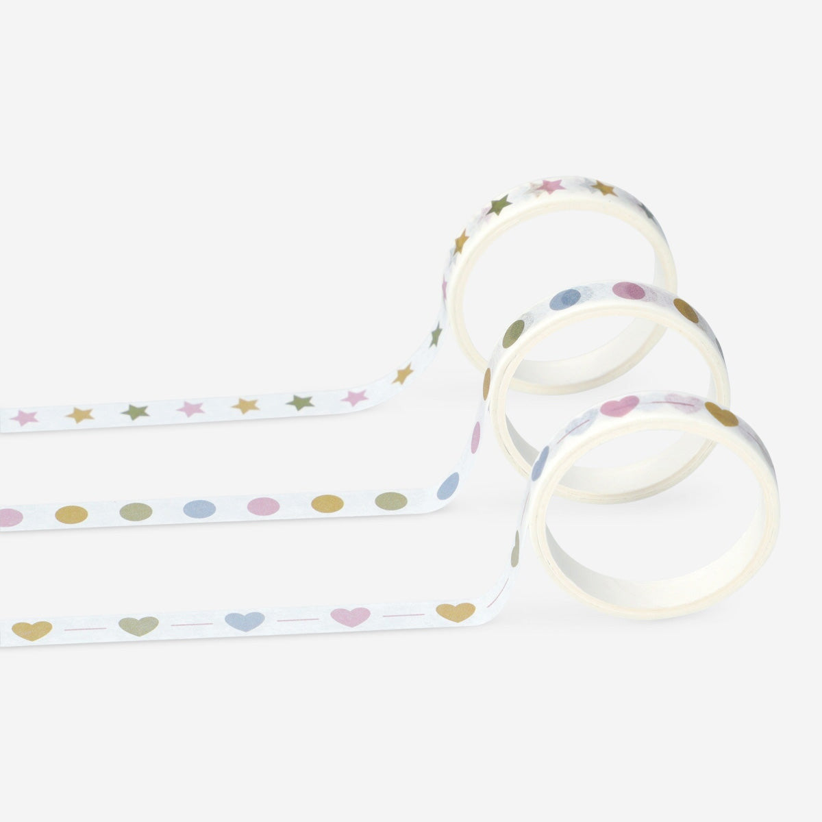 Paper tape. 3 pcs Office Flying Tiger Copenhagen 