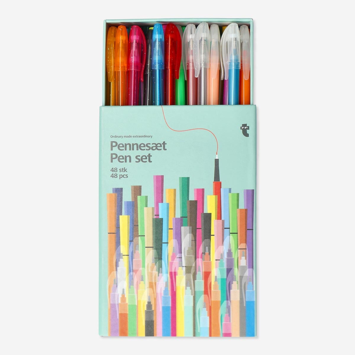 Pen set. 48 pcs Office Flying Tiger Copenhagen 