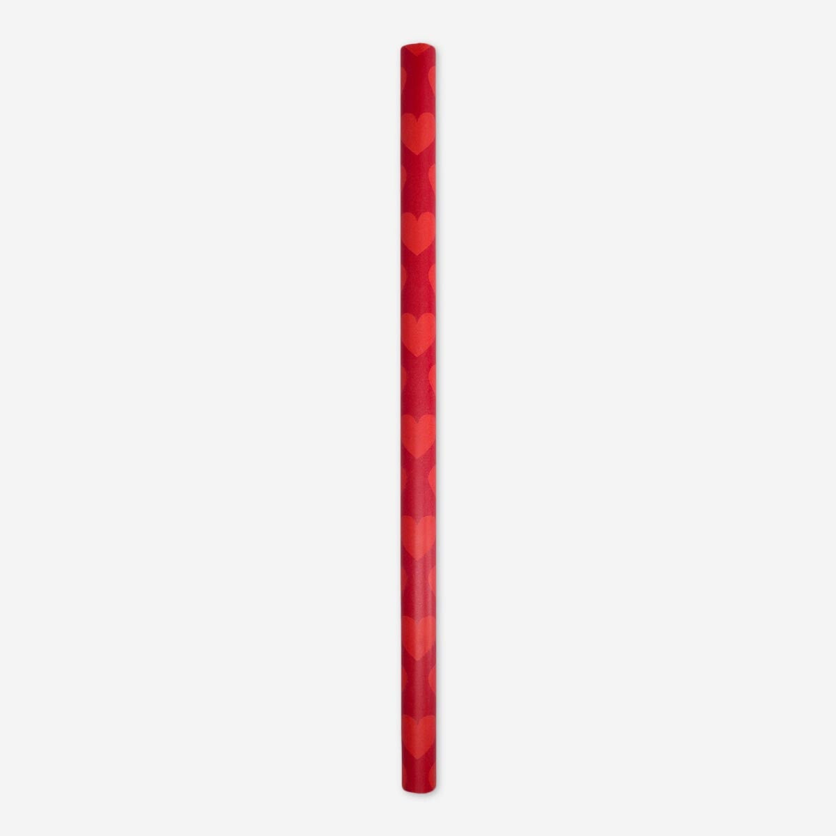 Red hearts wrapping paper, 400 cm length, designed for parties by Flying Tiger Copenhagen. Perfect for gift wrapping.