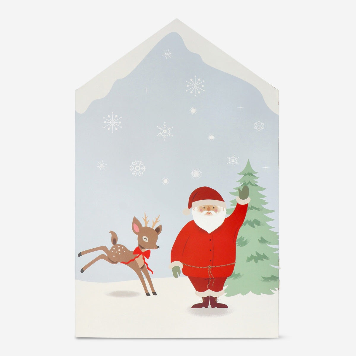 Flying Tiger Copenhagen party advent calendar with festive compartments for holiday countdown celebrations.