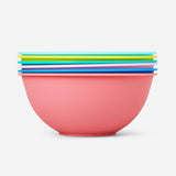 Set of colorful Flying Tiger Copenhagen party bowls for serving snacks and desserts at gatherings.