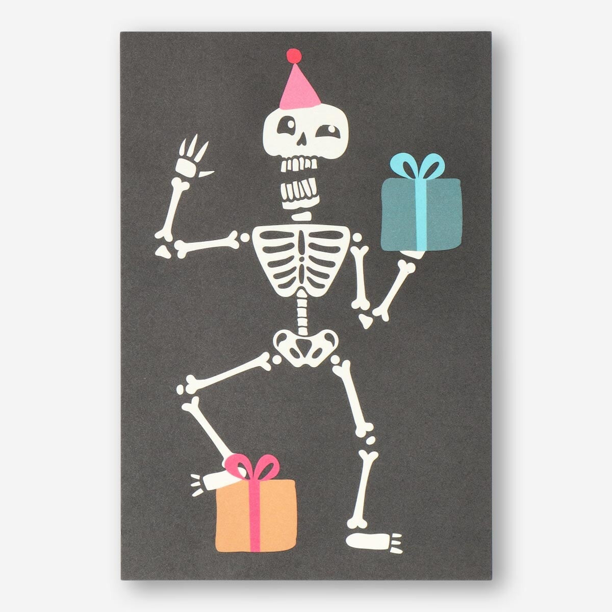 Party card from Flying Tiger Copenhagen featuring colorful festive design for celebration events.